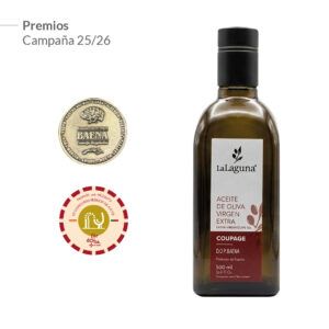 <b> Aceite de Oliva Virgen Extra La Laguna Coupage</b>.</br>Frasca Cristal 500 ml.