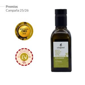 <b>Aceite de Oliva Virgen Extra La Laguna Ecológico</b>.</br>Frasca Cristal 250 ml
