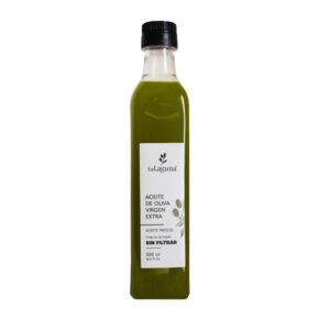 <b>Aceite de Oliva Virgen Extra. La Laguna Sin Filtrar</b>.</br> Marasca PET 500 ml.